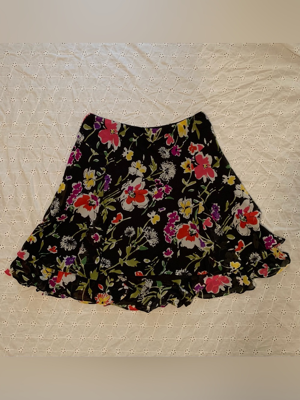 Chaps - Y2K floral print skirt